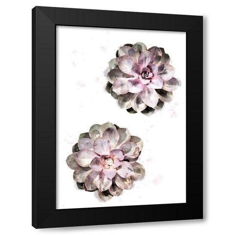 Succulent 02 Black Modern Wood Framed Art Print by 1x Studio II