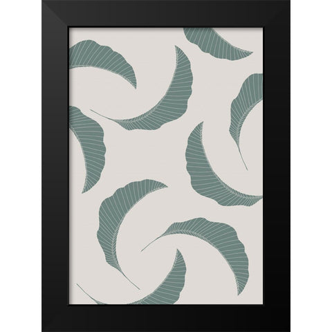Banana Leaves Multiple Black Modern Wood Framed Art Print by 1x Studio II