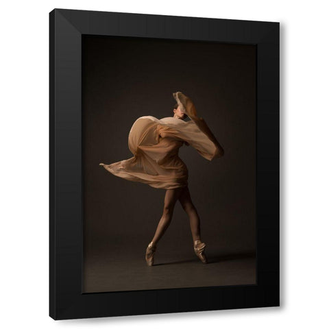 Stranger Black Modern Wood Framed Art Print by Sleta, Natalya