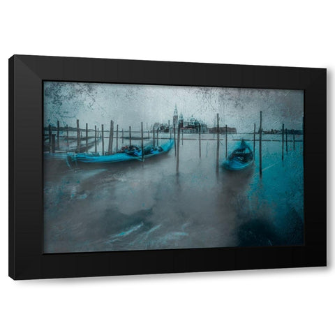Venice Black Modern Wood Framed Art Print by Chiriaco, Carmine