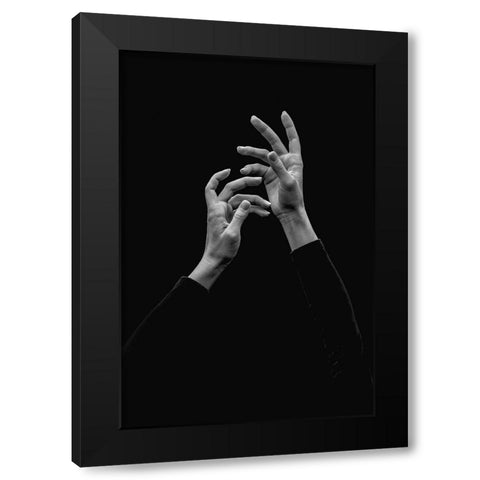 Prayer Black Modern Wood Framed Art Print by Yakovlev, Alexander