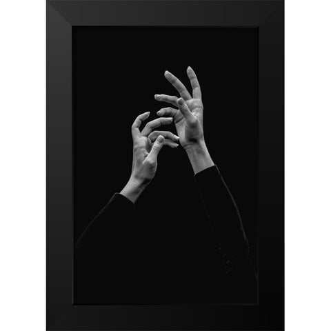 Prayer Black Modern Wood Framed Art Print by Yakovlev, Alexander