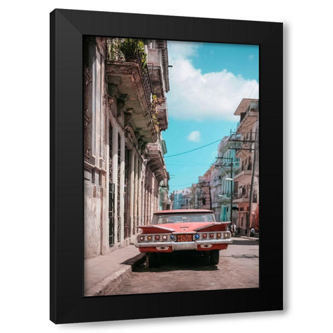Old Havana 3 Black Modern Wood Framed Art Print by Yakovlev, Alexander