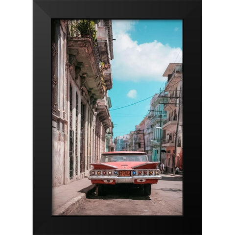 Old Havana 3 Black Modern Wood Framed Art Print by Yakovlev, Alexander
