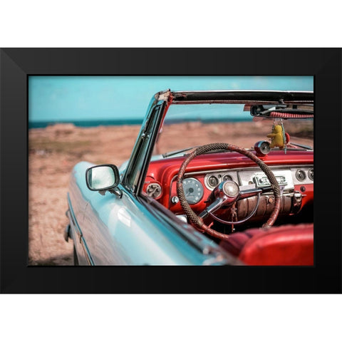Old Havana 5 Black Modern Wood Framed Art Print by Yakovlev, Alexander
