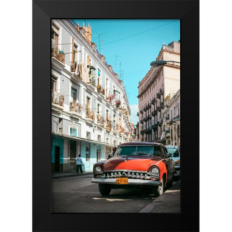 Old Havana 7 Black Modern Wood Framed Art Print by Yakovlev, Alexander