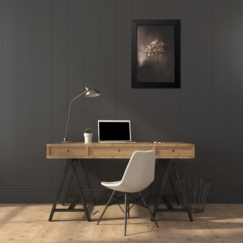 Withered Hydrangea_005 Black Modern Wood Framed Art Print by Suzuki, Takashi