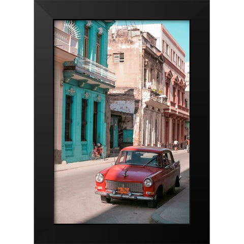 Cuban Car 7 Black Modern Wood Framed Art Print by Yakovlev, Alexander