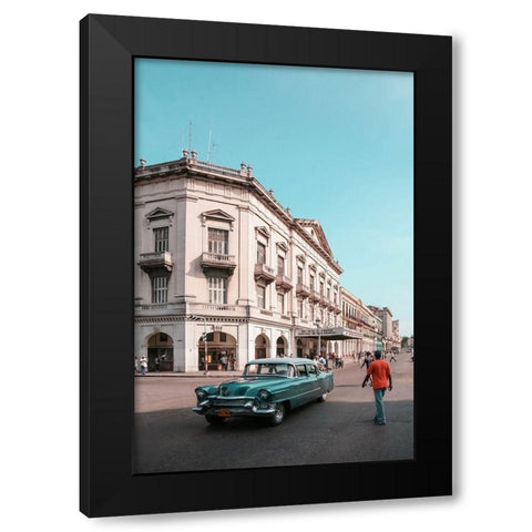 Cuban Car 8 Black Modern Wood Framed Art Print by Yakovlev, Alexander