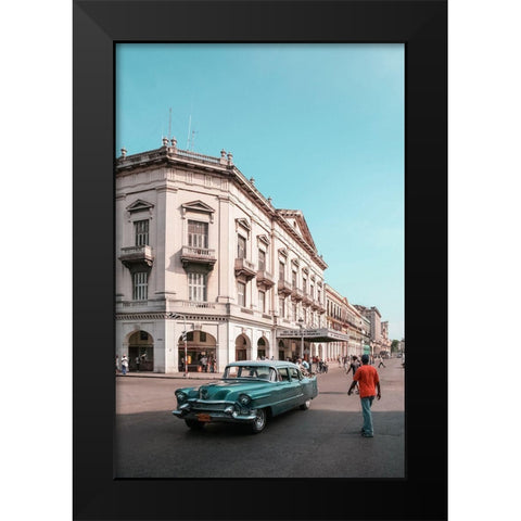 Cuban Car 8 Black Modern Wood Framed Art Print by Yakovlev, Alexander