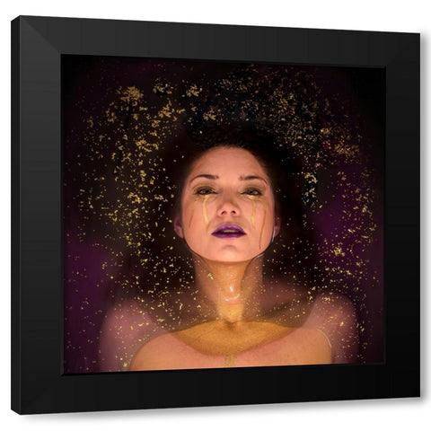 Escape From Reality II Black Modern Wood Framed Art Print with Double Matting by Stalmans, Luc