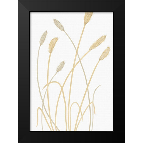 Bunny Grass 01 Black Modern Wood Framed Art Print by 1x Studio II