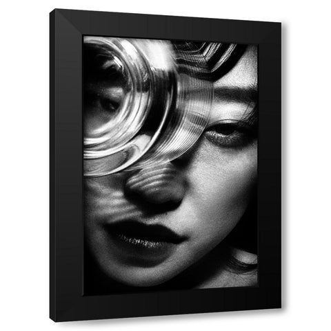 Portrait Black Modern Wood Framed Art Print by Suzuki, Tatsuo