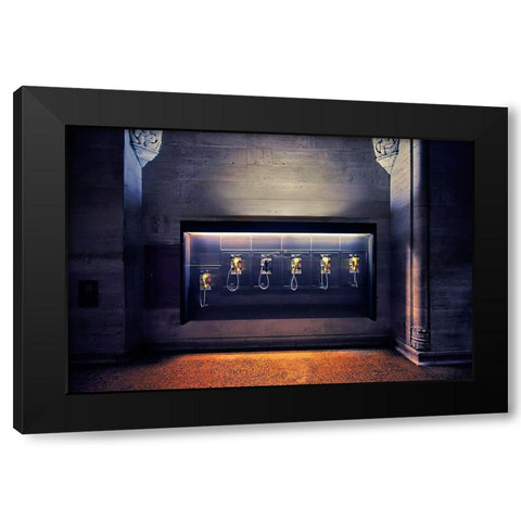 Integration Black Modern Wood Framed Art Print with Double Matting by Ratzer, Klaus