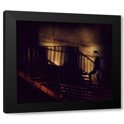 Friday 5 Pm Black Modern Wood Framed Art Print with Double Matting by Labagnara, Roxana