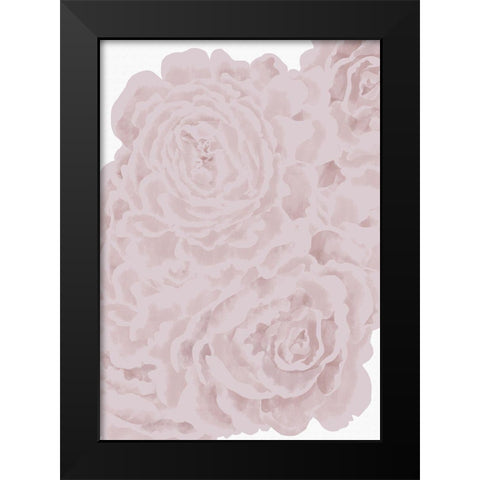 Bed of Roses Black Modern Wood Framed Art Print by 1x Studio II