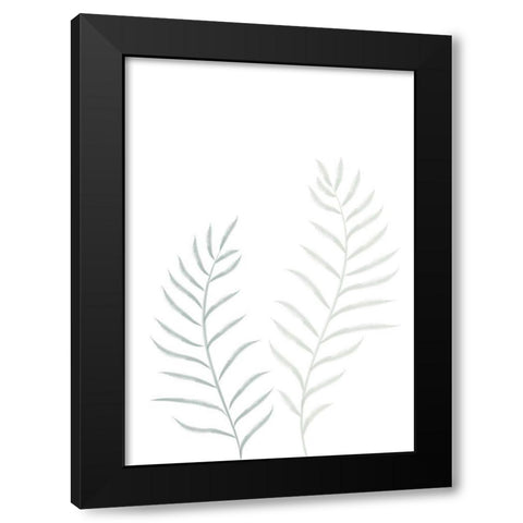 Pale Plants Black Modern Wood Framed Art Print by 1x Studio II