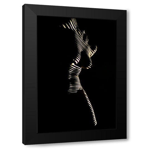 Untitled Black Modern Wood Framed Art Print with Double Matting by Dzyubin, Dmitry