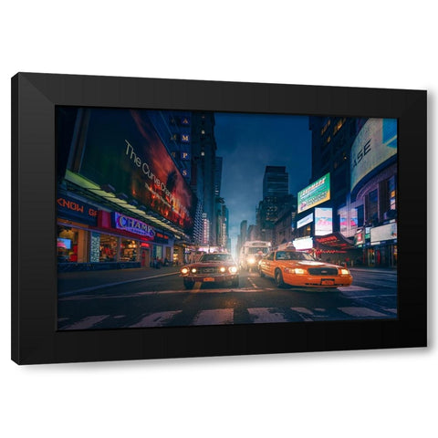 Untitled Black Modern Wood Framed Art Print by Martin Castan, David