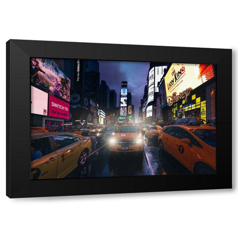 Untitled Black Modern Wood Framed Art Print with Double Matting by Martin Castan, David