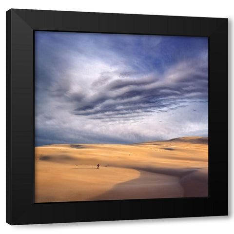 The Last Frame Black Modern Wood Framed Art Print with Double Matting by Lewandowski, Grzegorz