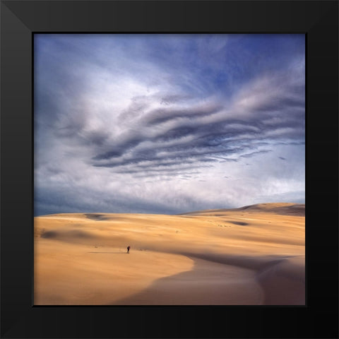 The Last Frame Black Modern Wood Framed Art Print by Lewandowski, Grzegorz