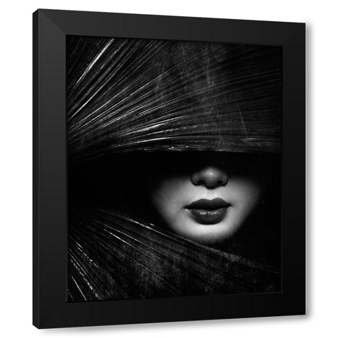 Untitled Black Modern Wood Framed Art Print with Double Matting by Skip, Anthony