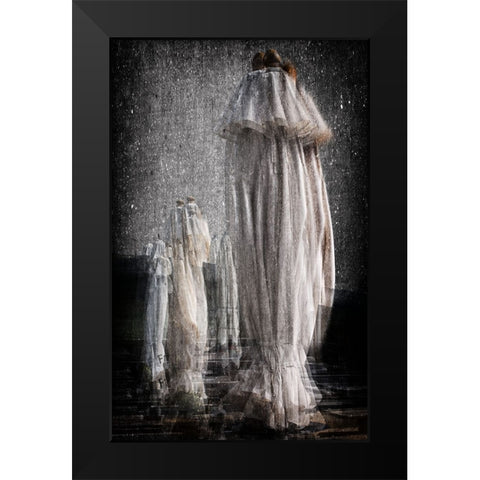 Ghosts Of Summer Black Modern Wood Framed Art Print by Corte, Raffaele