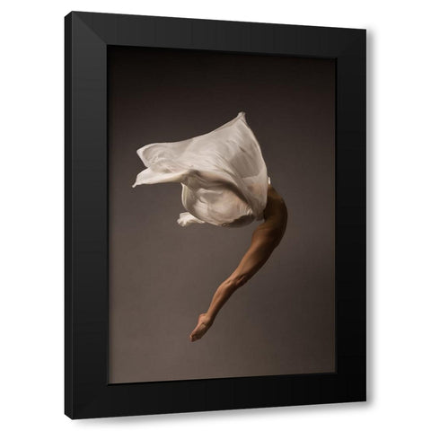 Freedom Black Modern Wood Framed Art Print by Sleta, Natalya