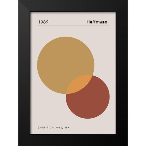 1989 Hoffman Black Modern Wood Framed Art Print by 1x Studio II
