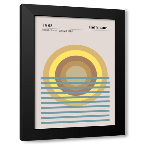 1982 Hoffman Black Modern Wood Framed Art Print by 1x Studio II