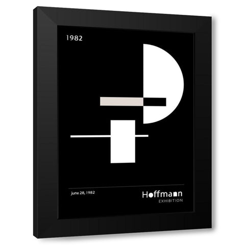 1982 Graphic Black Modern Wood Framed Art Print by 1x Studio II
