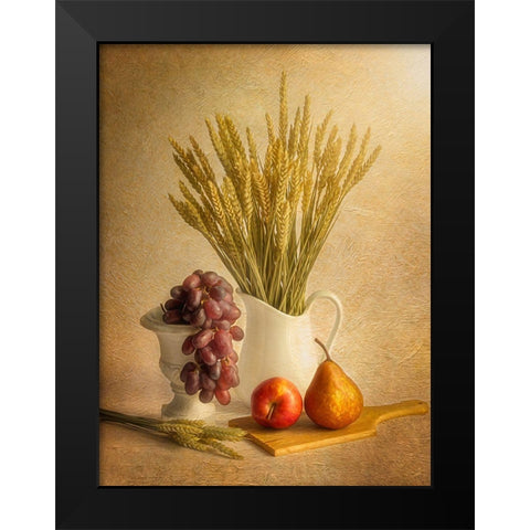 Little Light Symphony Black Modern Wood Framed Art Print by Giani, Cristiano