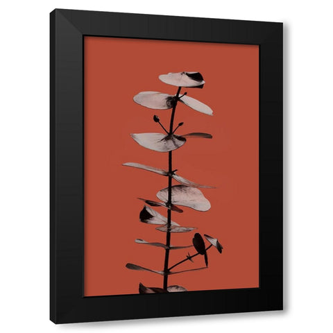 Eucalyptus Rust 02 Black Modern Wood Framed Art Print with Double Matting by 1x Studio III