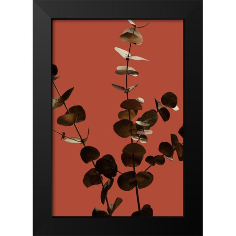 Eucalyptus Gold Rust 01 Black Modern Wood Framed Art Print by 1x Studio III