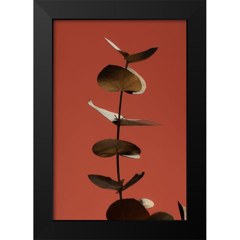Eucalyptus Gold Rust 04 Black Modern Wood Framed Art Print by 1x Studio III