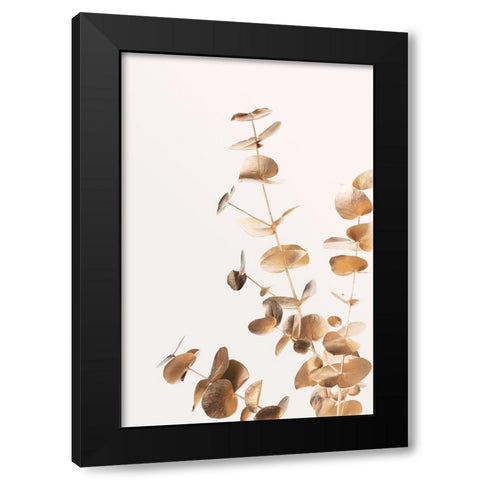Eucalyptus Gold No 05 Black Modern Wood Framed Art Print by 1x Studio III