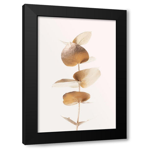 Eucalyptus Gold No 06 Black Modern Wood Framed Art Print by 1x Studio III