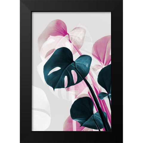 Monstera Creative 12 Black Modern Wood Framed Art Print by 1x Studio III