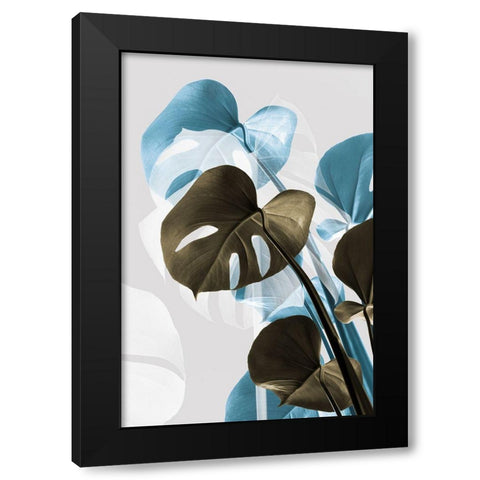 Monstera Creative 13 Black Modern Wood Framed Art Print by 1x Studio III