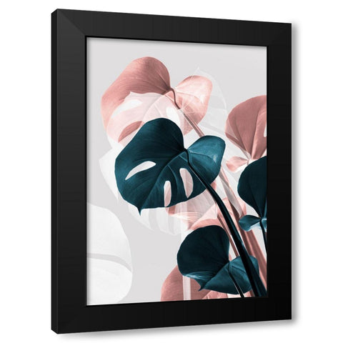 Monstera Creative 17 Black Modern Wood Framed Art Print with Double Matting by 1x Studio III
