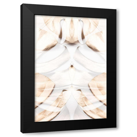 Monstera Gold 12 Black Modern Wood Framed Art Print by 1x Studio III