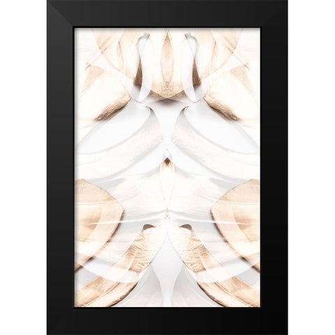 Monstera Gold 12 Black Modern Wood Framed Art Print by 1x Studio III