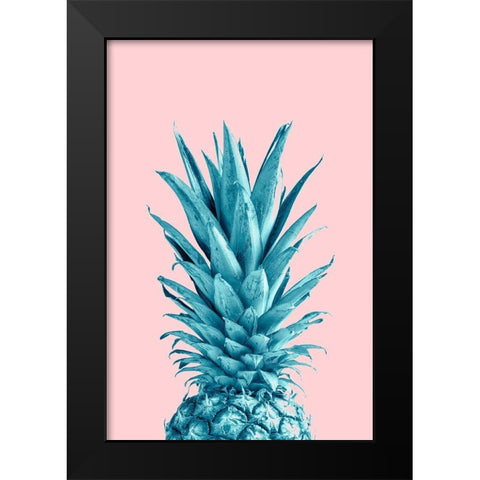 Pineapple Pink 07 Black Modern Wood Framed Art Print by 1x Studio III