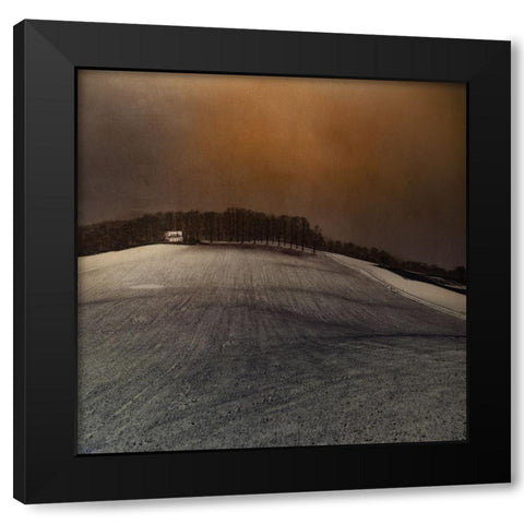 Landscape Black Modern Wood Framed Art Print by Schuster, Inge