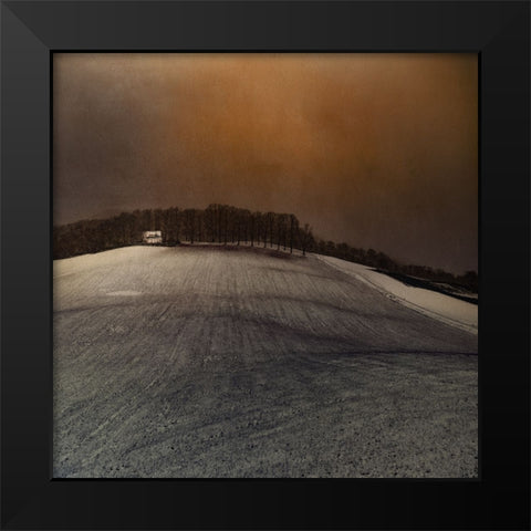 Landscape Black Modern Wood Framed Art Print by Schuster, Inge