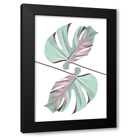 Ying Yang 01 Black Modern Wood Framed Art Print by 1x Studio III