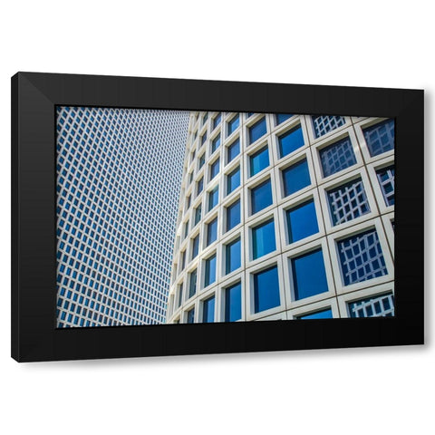 Windows 2021 Black Modern Wood Framed Art Print with Double Matting by Raif, Joshua
