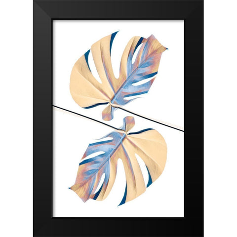Ying Yang 07 Black Modern Wood Framed Art Print by 1x Studio III