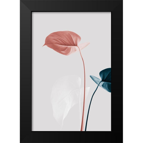 Monstera Creative 25 Black Modern Wood Framed Art Print by 1x Studio III